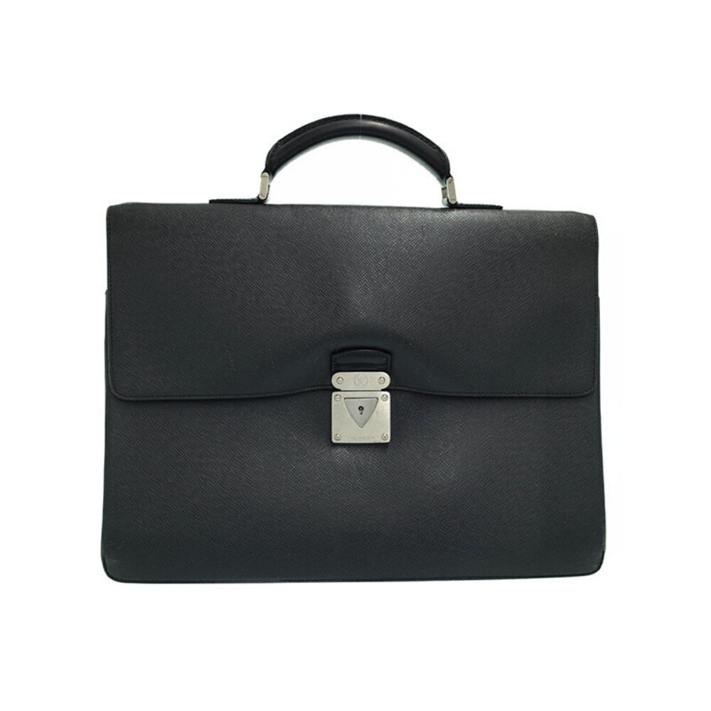 Louis Vuitton Taiga Black Leather Robusto Business Bag
